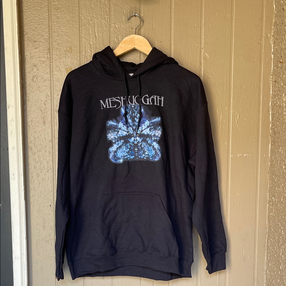 Meshuggah Nothing Gildan Black Graphic Hoodie
